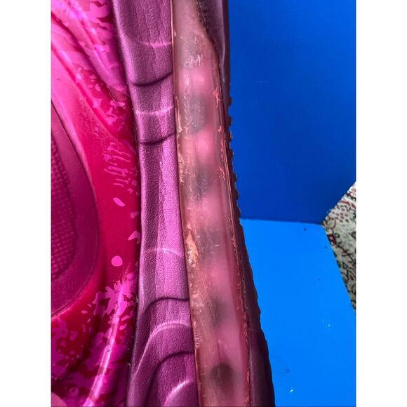 NIKE AIR MAX HYPERPOSITE RASPBERRY RED-PINK FOIL SZ 11.5 - Picture 6 of 10